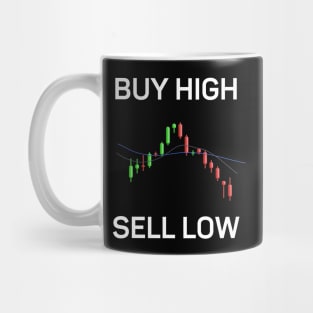 Buy high, sell low Mug